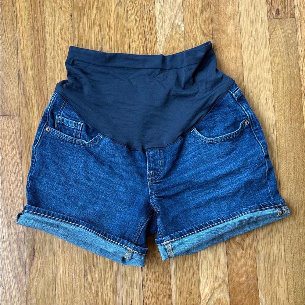Old Navy Maternity Denim Shorts - Dark Blue